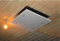 Insulated attic to increase ventilation.