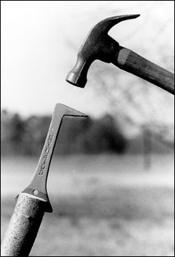 Split stock with a cleft tool
