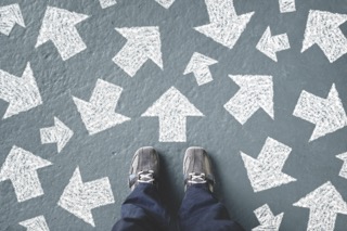 Feet on carpet