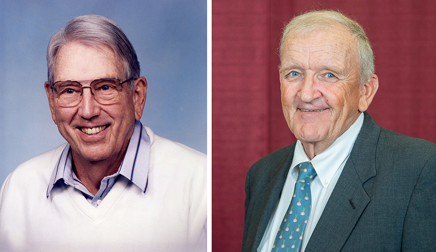 J. Henry Massey (left) and Tom McCall are the 2022 inductees to the Georgia Agricultural Hall of Fame.