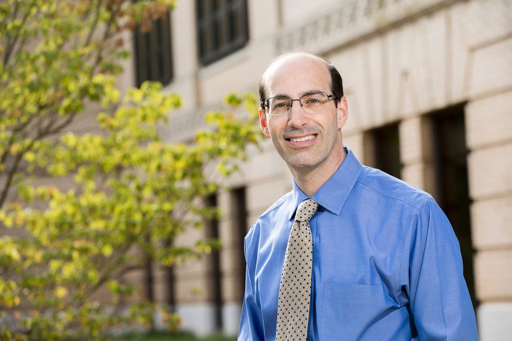 Georgia State Fiscal Economist Jeff Dorfman stands in front of Conner Hall on UGA's Athens campus.