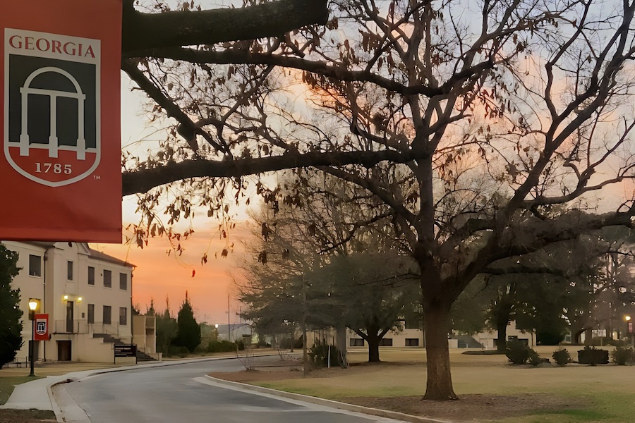 UGA-Tifton campus at sunset